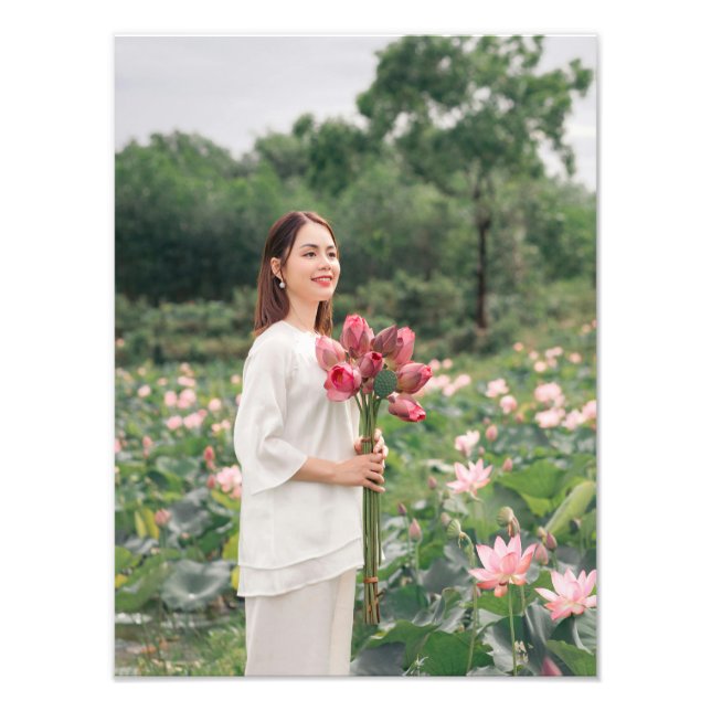 Personligt foto 30x40 cm - Anpassad present (Framsidan)