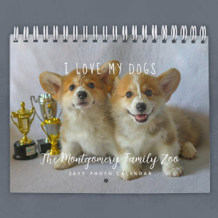 Personligt foto för hundälskare 2027 kalender