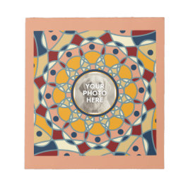 Personligt Foto Mandala Design Baby Tröja Anteckningsblock