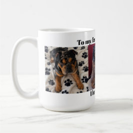 PERSONLIGT FOTO PÅ HUND-PAPPA KAFFEMUGG