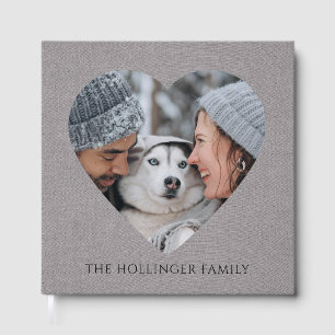 Personligt fotoalbum för familjen gästböcker