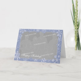 Personligt fotoframställning med Simply Snowflake Helgkort