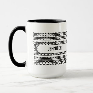 Personligt Gömt meddelande med Namn Mugg