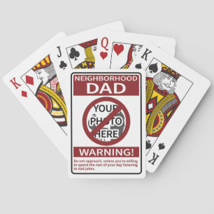 Personligt grannskap Pappa Skriv Red X ut Casinokort