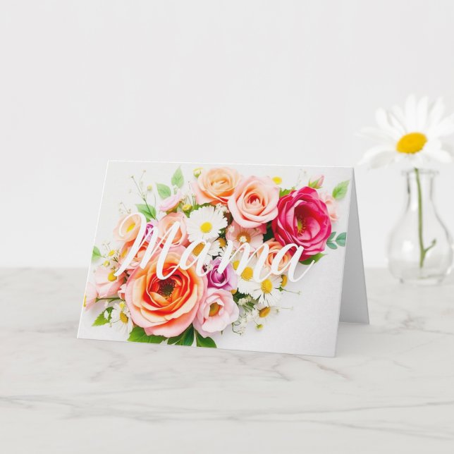 Personligt Grattis på Mors Dag-kort – Anpassat Kort (Liten växt)