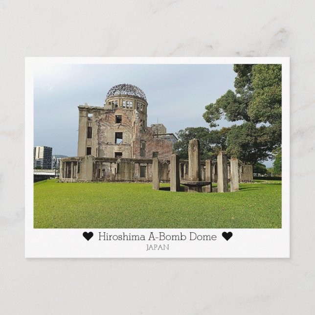 Personligt, Hälsningar från Hiroshima, Japan Vykort (Framsida)