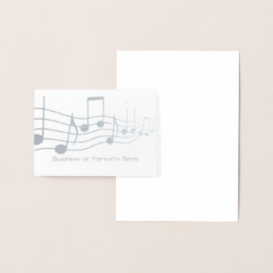 Personligt HAMbyWG Musik Grafiskt Folierat Kort