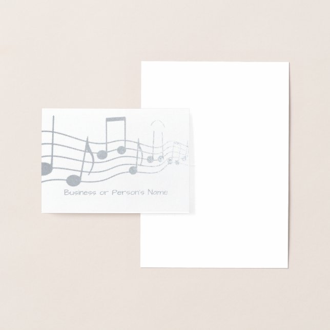 Personligt HAMbyWG Musik Grafiskt Folierat Kort (Display)