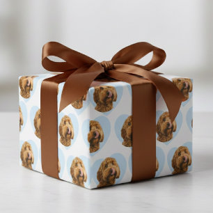 Personligt hundfoto anpassad sällskapsdjur presentpapper