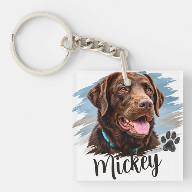 Personligt hundporträtt (Framsidan)