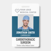 Personligt ID-kort Sjukhusanställdas Namnskylt