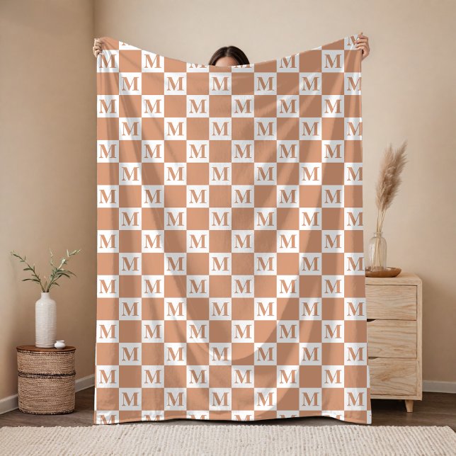 Personligt initialnamn Babyfilt present för barn Fleecefilt (Custom Name Blanket – Personalized Baby Gift for Girls, Boys & First-Time Moms)