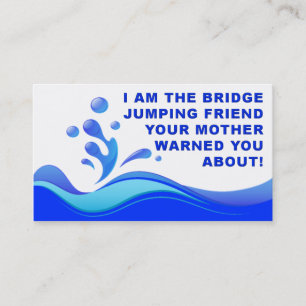 Personligt inledningskort för rolig affär visitkort