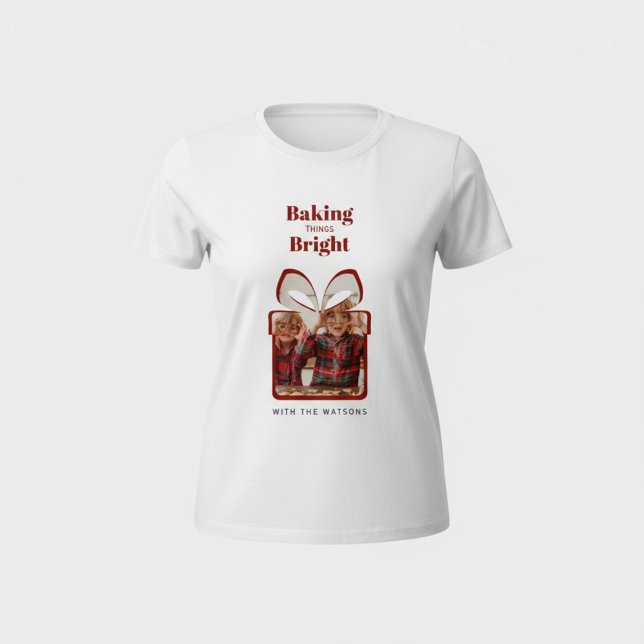 personligt julpresentfoto semester  t shirt (Skapare uppladdad)