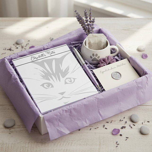 Personligt kattansikte anteckningsblock (Skapare uppladdad)