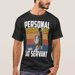 Personligt kattställ norsk skogskat Pet Kärlek T Shirt
