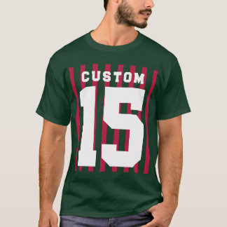 Personligt klubblagsnamn Nummer T Shirt