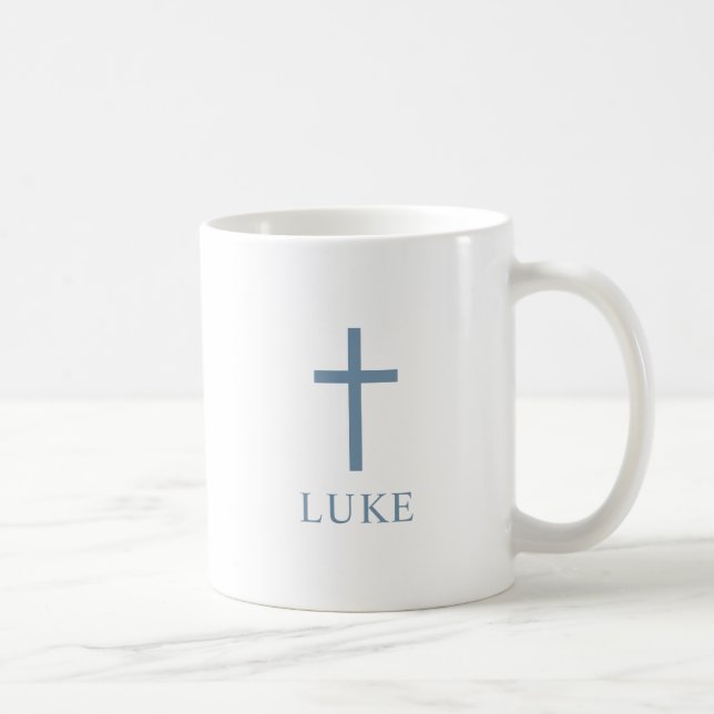 Personligt Kors Kaffemugg (Höger)