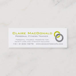 Personligt kort för befordran för affär för