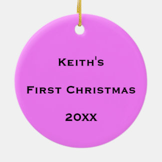 Personligt Kosmiskt Bubbel Flöde Julgransprydnad Keramik