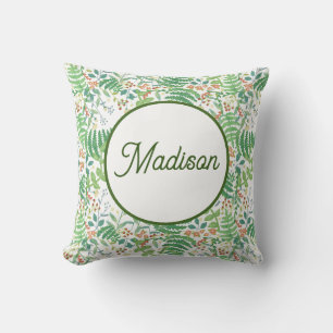 Personligt kudde med monogram