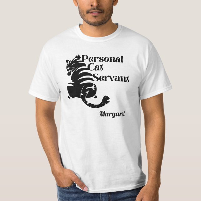 Personligt kundtjänstens anpassade namn T-Shirt (Framsida)