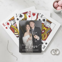 Personligt "Lucky in Love" bröllopspresent speland