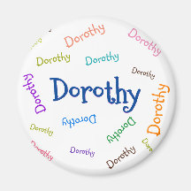 PERSONLIGT MAGNET, KIDS NAMN, FÖR BARN