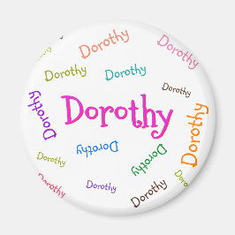 PERSONLIGT MAGNET, KIDS NAMN, FÖR BARN MAGNET