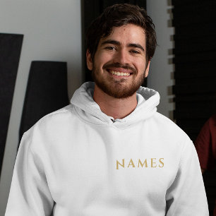 Personligt med efternamn eller smeknamn på dem hoodie