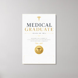 Personligt medicinskt examenspris 2026 canvastryck
