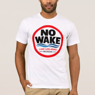 Personligt Michigan No Wake Sjösktylt T Shirt