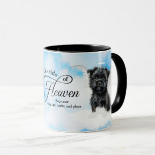 Personligt minne av Affenpinscher hund i himlen Mugg