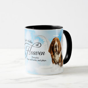 Personligt minne av Basset Hound i hundhimlen Mugg