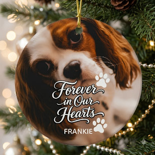 Personligt minne av Cavalier King Charles Husdjur  Julgransprydnad Keramik