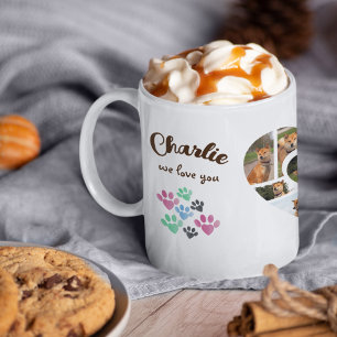 Personligt minne för husdjur med foto och citat kaffemugg