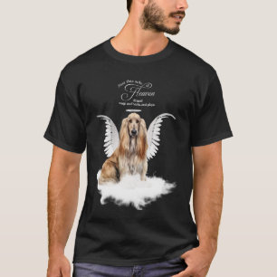 Personligt minnesmärke för husdjur Afghan Hound Hu T Shirt