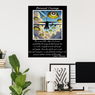 Personligt mod: nedåt poster