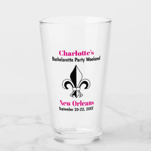 Personligt möhippepresentresor glas New Orleans