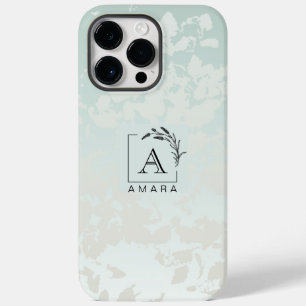Personligt Monogram iPhone 14 Pro Max Fodral