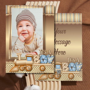 Personligt möte med vår nya baby-annonsering  julkort