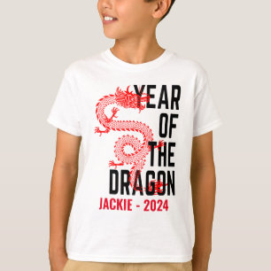 Personligt namn år för drakens födelseår t shirt