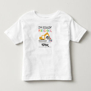 Personligt Namn Barn Tillbaka Till Skolan  T Shirt