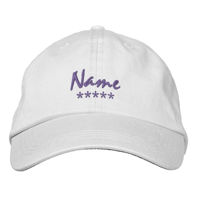 Personligt namn broderad keps (Framsida)