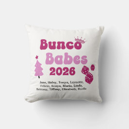 Personligt Namn Bunco Babes Kudde