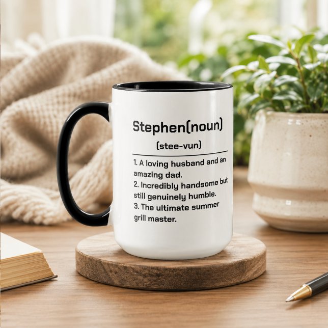 Personligt namn Definition | Anpassad betydelse Mugg (Personalized Name Definition | Custom Meaning Mug
)