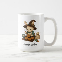 Personligt namn eller text med Bunny Bakery Kaffemugg