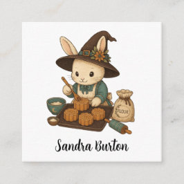 Personligt namn eller text med Bunny Bakery Tilläggskort