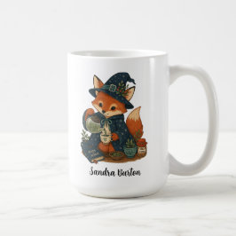 Personligt namn eller text med Rävröd Te Kaffemugg