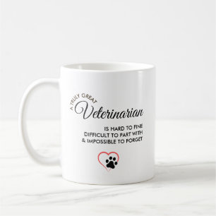 Personligt namn - en verkligt fantastisk veterinär kaffemugg